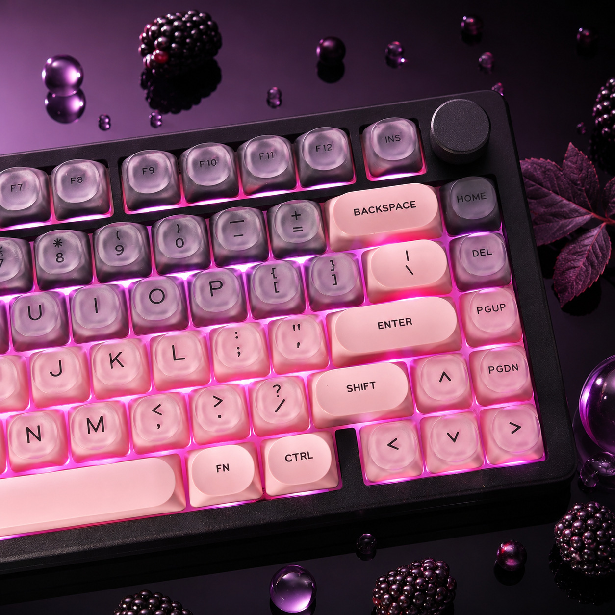 Gaming Accessories Aesthetic - Set di tasti in cristallo con